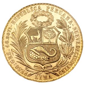 Peruanische 100 Soles Goldmünze