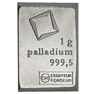 1g Palladium, diverse Hersteller