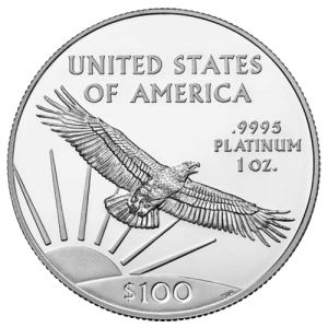 1 oz Platinmünze American Eagle